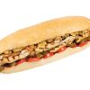 ساندویچ فیله مرغ و ژامبون تنوری با قارچ و پنیر در نان باگت - تصویر 2