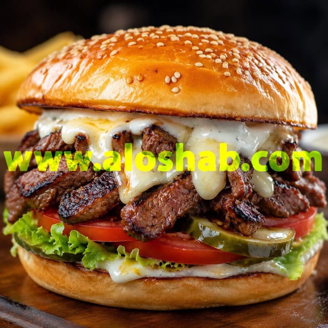ساندویچ لاپامپا سیرلوین آرژانتین (La Pampa Sirloin Bife de Chorizo) فست فود و رستوران شبانه الوشب