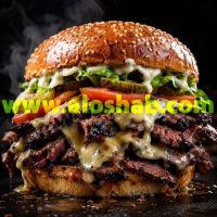 ساندویچ آنتروکوت پاریس (Entrecote Rib-Eye Cut)