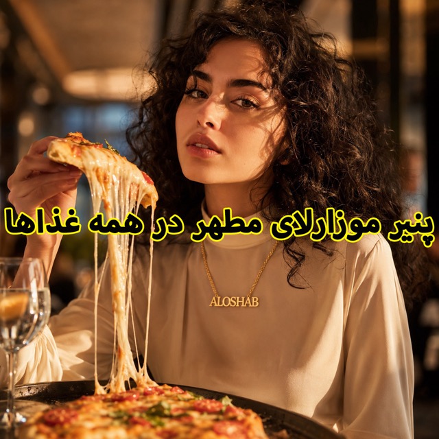 فست فود و رستوران شبانه الوشب پنیر پیتزای مطهری