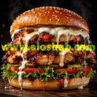 ساندویچ اسموک هاوس چیکن تگزاسی (Texas Style Chicken Smokehouse)