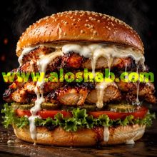 ساندویچ اسموک هاوس چیکن تگزاسی (Texas Style Chicken Smokehouse)