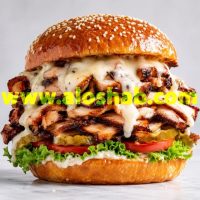 ساندویچ چیکن پاسترامی نیویورکی (NewYork Style Chicken Pastrami)