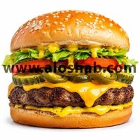 هالوپینو چیزبرگر زغالی