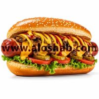 هات داگ تنوری فرانکفورتر با پنیر موزارلا