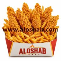 فیله مرغ سوخاری ۸ تکه و سیب زمینی