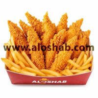 فیله مرغ سوخاری ۱۰ تکه و سیب زمینی