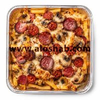 سیب زمینی تنوری چوریتزو و سالامی و پنیر