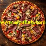 پیتزا پاسترامی نیویورکی (NewYork Style Pastrami) فست فود و رستوران شبانه الوشب
